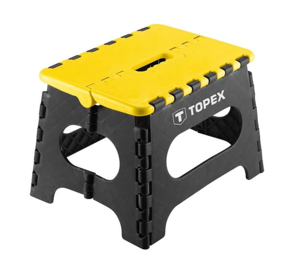 TOPEX Hopfällbar pall, lastkapacitet 150 kg