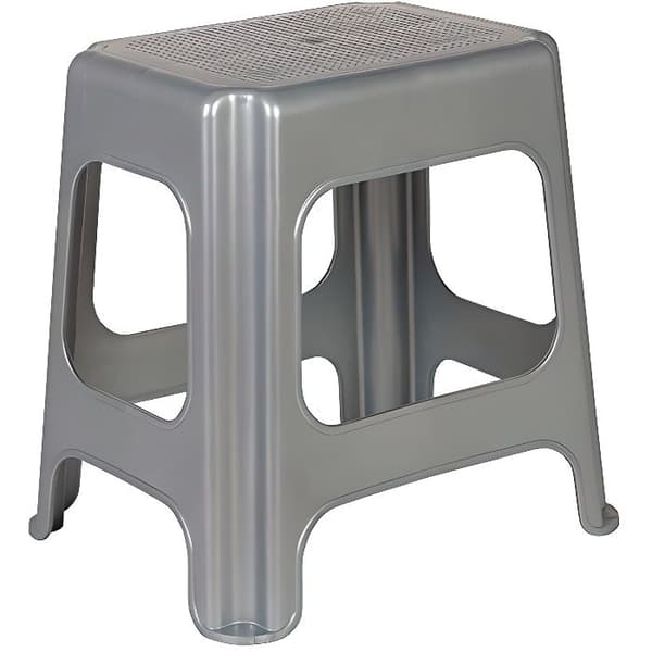 Pall - OKT - Maxi-Pall - Plast - Silver - Belastning upp till 150 kg