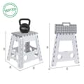 Miniatyrbild 2 av 4: Arregui TB-039-GB Multipurpose Folding Pall, Steg 39 cm hög, vit
