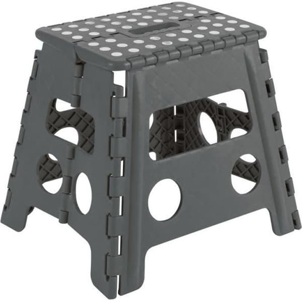 Arregui TB-032-G Multipurpose Folding Pall, Step Pall, 32 cm hög, grå