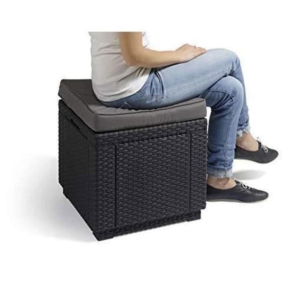 ALLIBERT Cube m/Pall, Brun/Taupe
