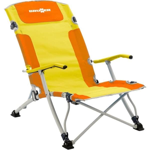 Fällstol - Brunner - Bula XL - Gul/orange - 100% polyester - 1 sits