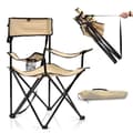 Miniatyrbild 4 av 4: Meteor Seza Tourist Folding Camping Stol 56 x 65 x 80 cm Beige
