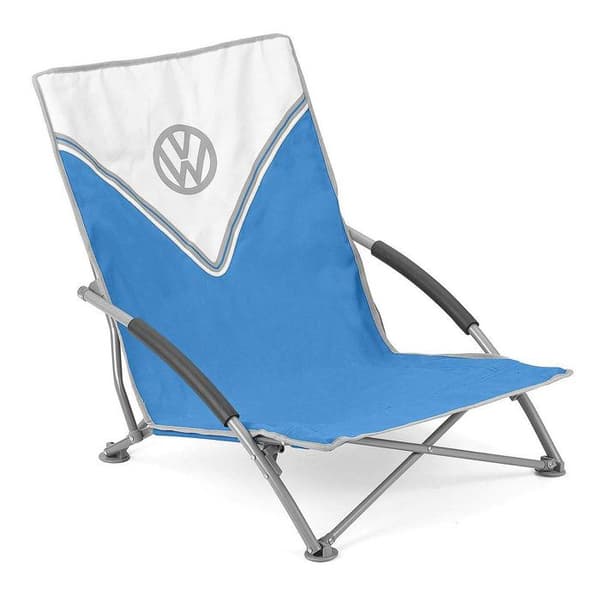 Campingstol - Volkswagen - Låg - Fällbar - Blå - 1 sits