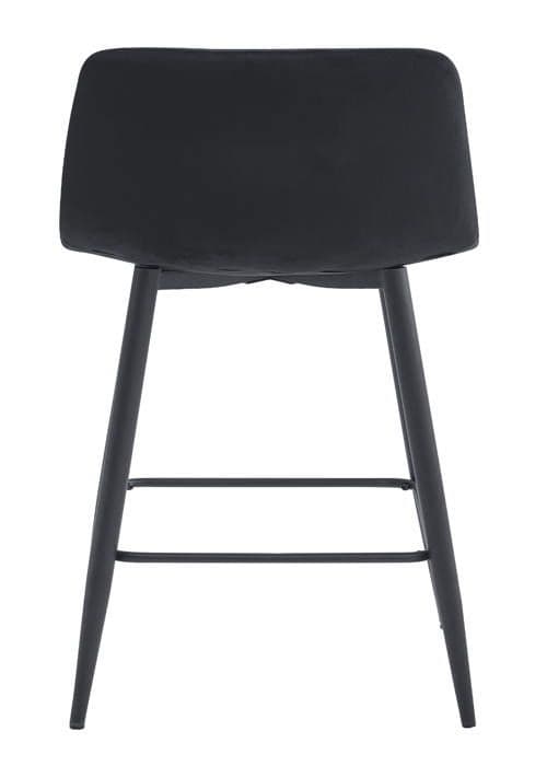 Taburett NADO - svart sammet / svarta ben x 1