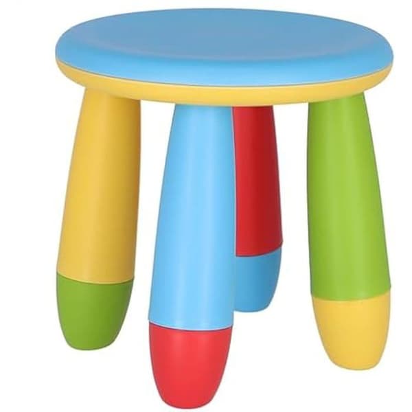 Barnstol - MUEBLEAR - Modell 90055 - Plast - Blå - 20 x 15 x 26 cm