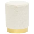 Miniatyrbild 2 av 2: Rund pall vit fleece