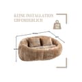 Miniatyrbild 5 av 6: Bönpåse Soffa Loveseat Hållbar och Bekväm Recliner Hög Rygg Bönpåse Stol Mjuk Lounge Stol med Accent Golv (Kaffe Chenille)