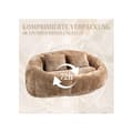 Miniatyrbild 6 av 6: Bönpåse Soffa Loveseat Hållbar och Bekväm Recliner Hög Rygg Bönpåse Stol Mjuk Lounge Stol med Accent Golv (Kaffe Chenille)