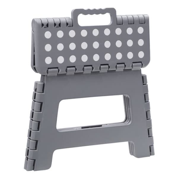 Arregui TB-022-G Multipurpose Folding Pall, Step Pall, 22 cm hög, grå
