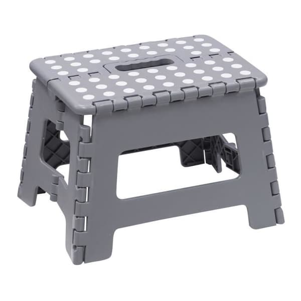 Arregui TB-022-G Multipurpose Folding Pall, Step Pall, 22 cm hög, grå