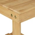 Miniatyrbild 6 av 6: Relaxdays Solid Bambustaburett för badrum, fotstöd, upp till 100 kg, H x B x D 24,5 x 25 x 27 cm, natur