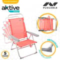 Miniatyrbild 3 av 4: AKTIVE Stol PLEG ALU 5 POS 48X57X99CM med ASA-TEXTILENO-Flamingo