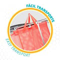 Miniatyrbild 4 av 4: AKTIVE Stol PLEG ALU 5 POS 48X57X99CM med ASA-TEXTILENO-Flamingo