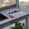Miniatyrbillede 7 af 9: Plantebord, 92x45x119 cm, Grå