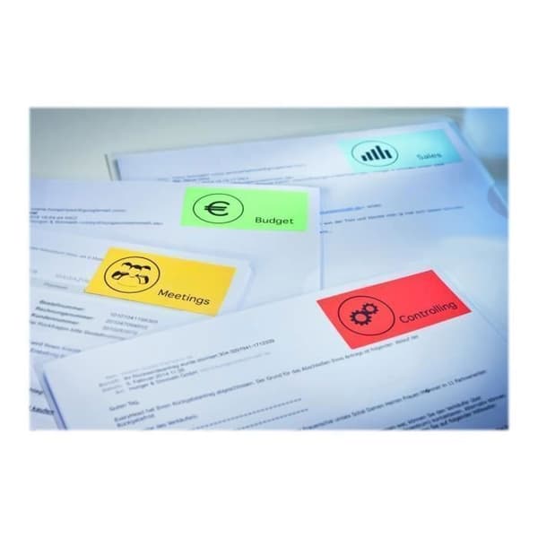 Avery Green 105 x 37 mm 1600 etiketter (100 ark(ar) x 16) mappetiketter
