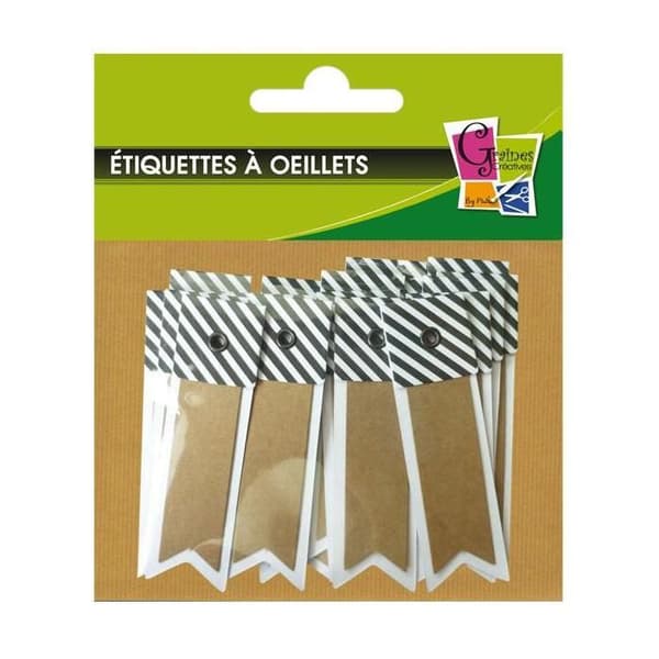 20 randiga kraftetiketter - Vimpel