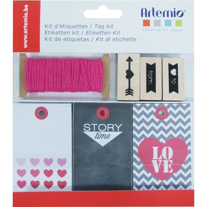 ARTEMIO Label Kit - Kärlekstema