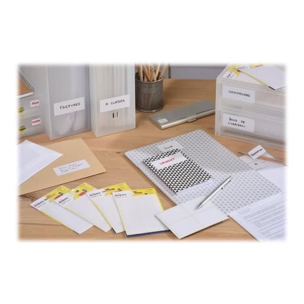 Avery självhäftande etikett vit (225-pack)