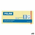 Miniatyrbillede 1 af 3: Klæbende huskesedler Milan 3 in 1 Gul 38 x 50 mm (10 enheder)