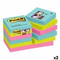 Miniatyrbillede 1 af 2: Sut med klæberige noter Post-it Super Sticky Multifarvet 12 Dele 47,6 x 47,6 mm (2 enheder)