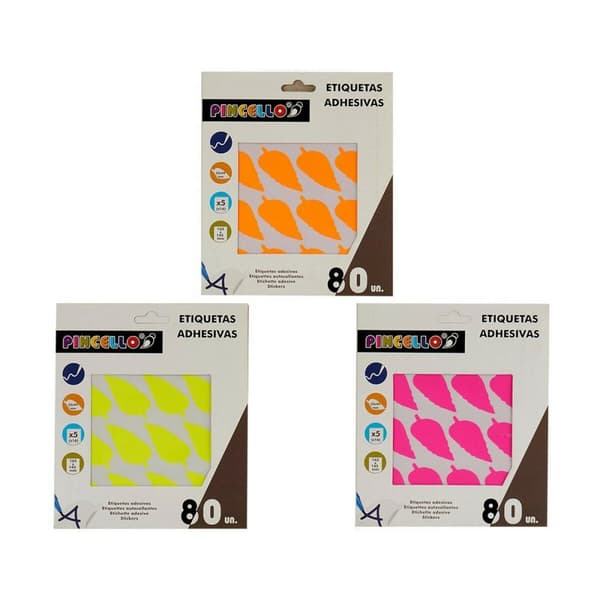 Selvklæbende etiketter Ark 22 x 49 mm (12 enheder)