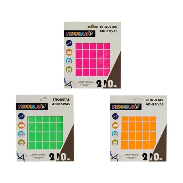 Selvklæbende etiketter Rektangulær 17 x 24 mm (12 enheder)