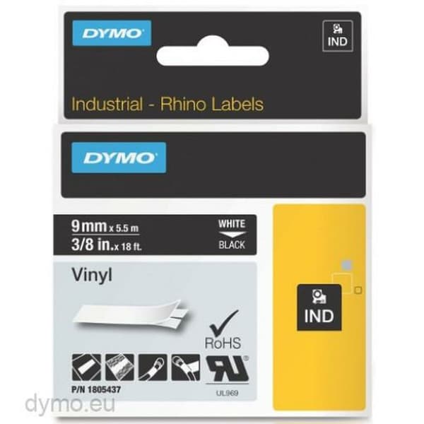 Bånd Dymo ID1-9 Lim 5,5 m (5 enheder)