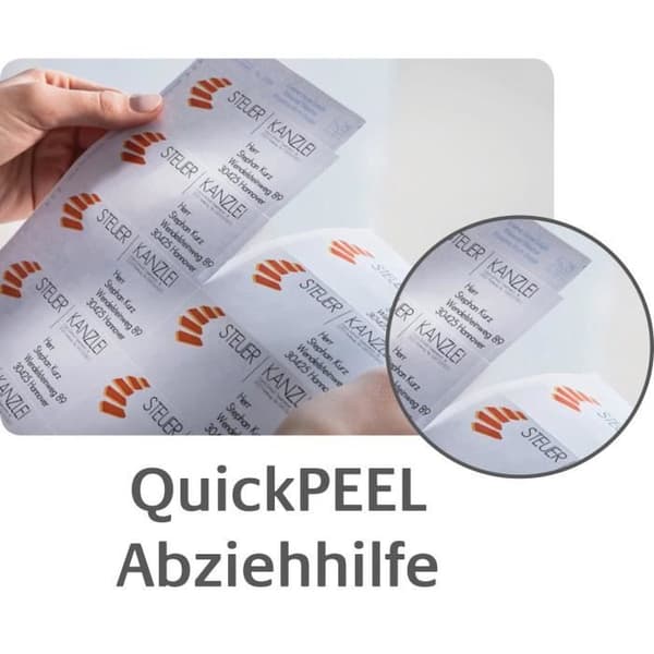AVERY Zweckform Återvinningsbara etiketter (99,1 x 33,9 mm, 1 600 adressetiketter på 100 ark, självhäftande,