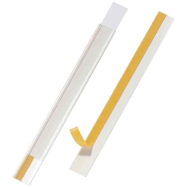 Etiketthållare - DURABLE - SCANFIX - Självhäftande - Längd: 200mm - Höjd: 20mm