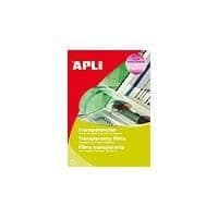 Transparent film - APLI - B/100 - Manuell skrivning - 100 enheter - Blandat