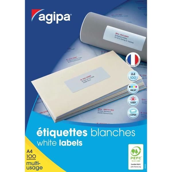 6500 Flerfunktionsetiketter - AGIPA - 38.1X21.2