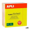 Miniatyrbillede 1 af 2: Klæbende huskesedler Apli Funny Multifarvet 75 x 75 mm (48 enheder)