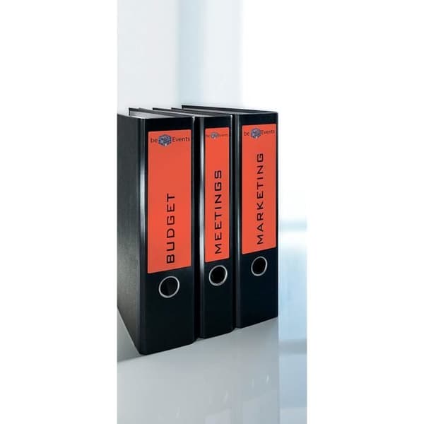 AVERY Zweckform L4758-10 etiketter 400 Stück, 192 x 61 mm röd - L4766-100
