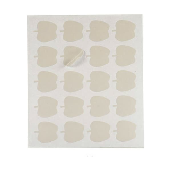Självhäftande etiketter Pincello 1711078 Vit 22 x 49 mm Äpple (12 antal)