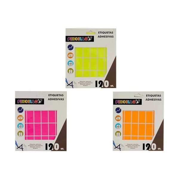 Selvklæbende etiketter Pincello 1711094 20 x 37 mm Rektangulær (12 enheder)