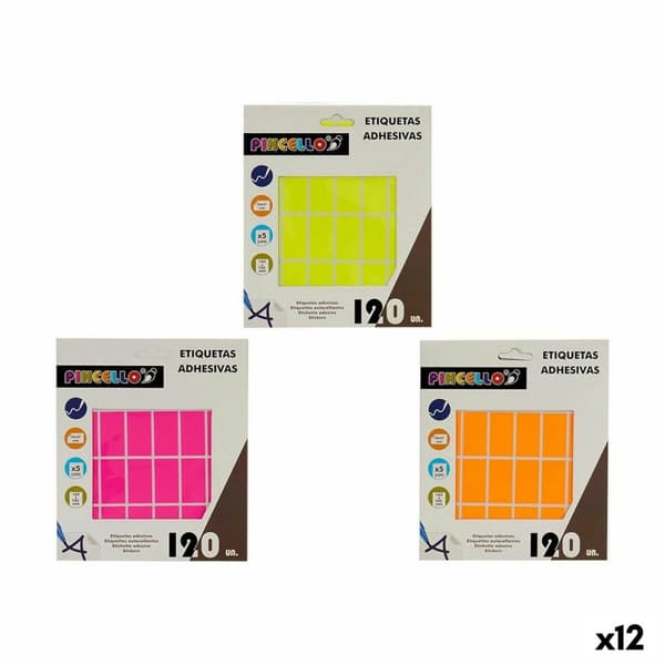 Selvklæbende etiketter Pincello 1711094 20 x 37 mm Rektangulær (12 enheder)