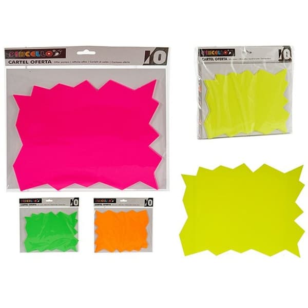 Selvklebende etiketter Pincello 25 x 26,5 cm Skilt (12 enheter)