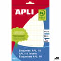 Pikkukuva 1 / 2: Liimaetiketit Apli Valkoinen 10 Levyt 8 x 12 mm (10 osaa)