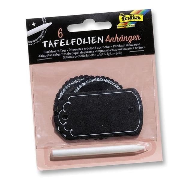 6 skifferetiketter att hänga