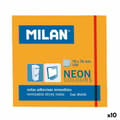 Miniatyrbillede 1 af 3: Klæbende huskesedler Milan Orange 76 x 76 mm (10 enheder)