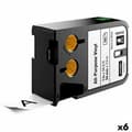 Miniatyrbillede 1 af 2: Termisk overførselsbånd Dymo Hvid Sort 24 x 7,5 mm Lim (6 enheder)