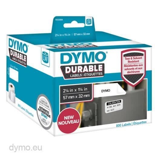 Etikettroll - DYMO - 57 x 32 mm - Vit - Universella - 800 etiketter