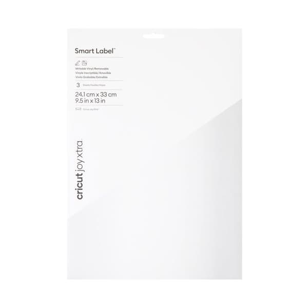 Etikett - Cricut klassificeringsetikett - 2010342 - Avtagbar Joy Xtra skrivbar Smart Vinyl (3 enheter)