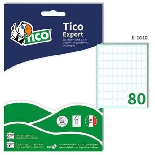 CF800EXPORTETIKET 16X10MM TICO E-1610