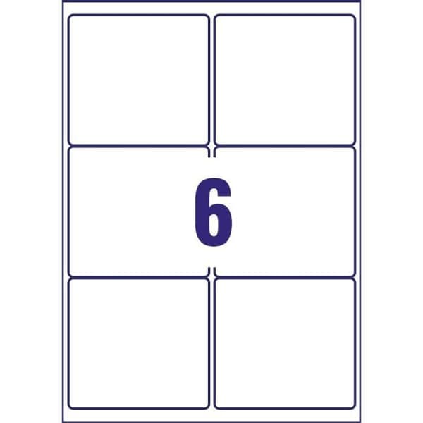 AVERY Paketetiketter blockerade. - L7166B-100