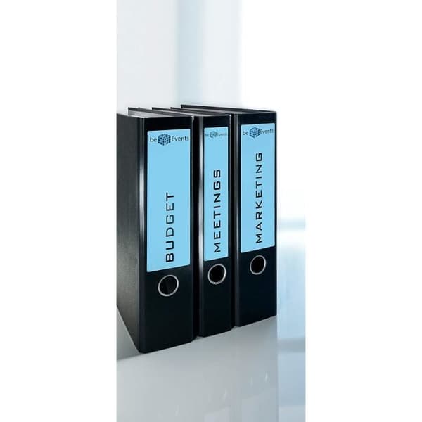 AVERY Zweckform 100-pack korta klassificeringsetiketter för breda pärmar ex. Leitz, Elba, Mehle