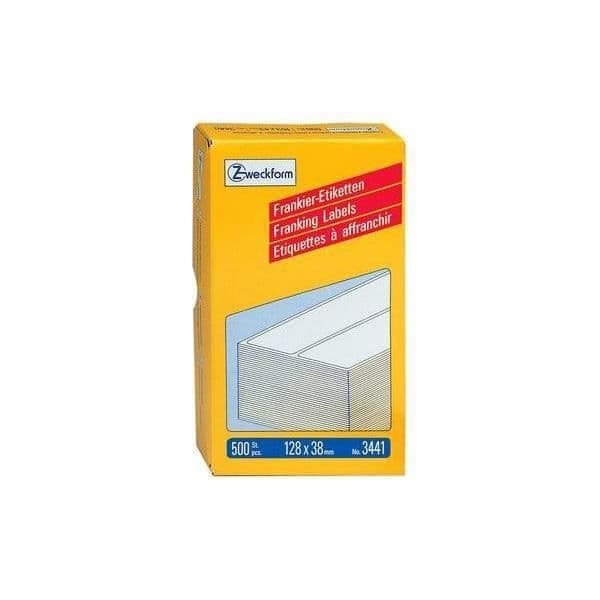 Portoetiketter - AVERY ZWECKFORM - 163 x 43 mm - Dubbla - 1000 etiketter - Vit