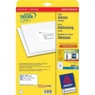 AVERY -J8160-25 - Zweckform adressetiketter,...