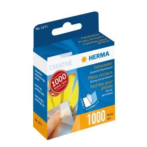 Herma 1071 Förpackning med 1000 självhäftande foto...